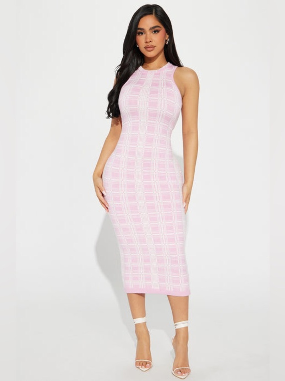 Fashion Nova Blaire Sweater Midi Dress - L